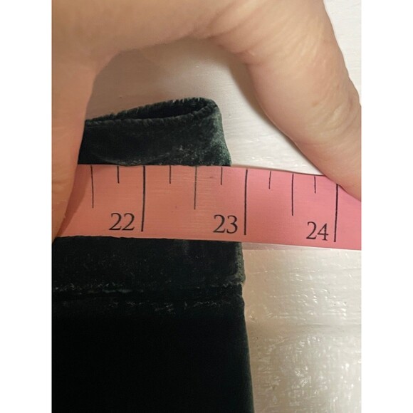 NWT Old Navy Green Velvet Taylor Wide Leg Pants High Rise Trousers Womens 2X - Picture 8 of 16